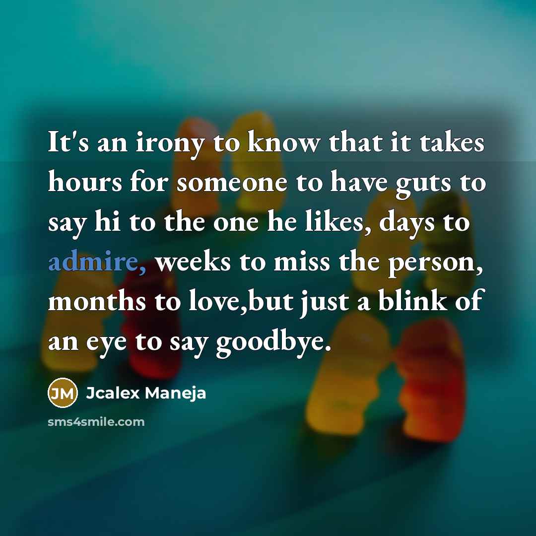 “It's an irony to know that it takes hours for…” quote by Jcalex Maneja