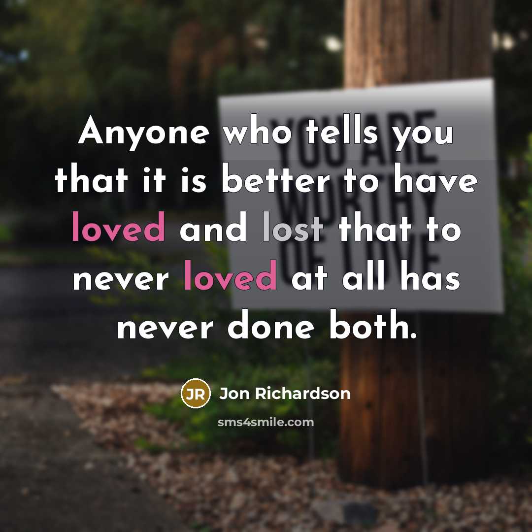 “Anyone who tells you that it is better to have…” quote by Jon Richardson