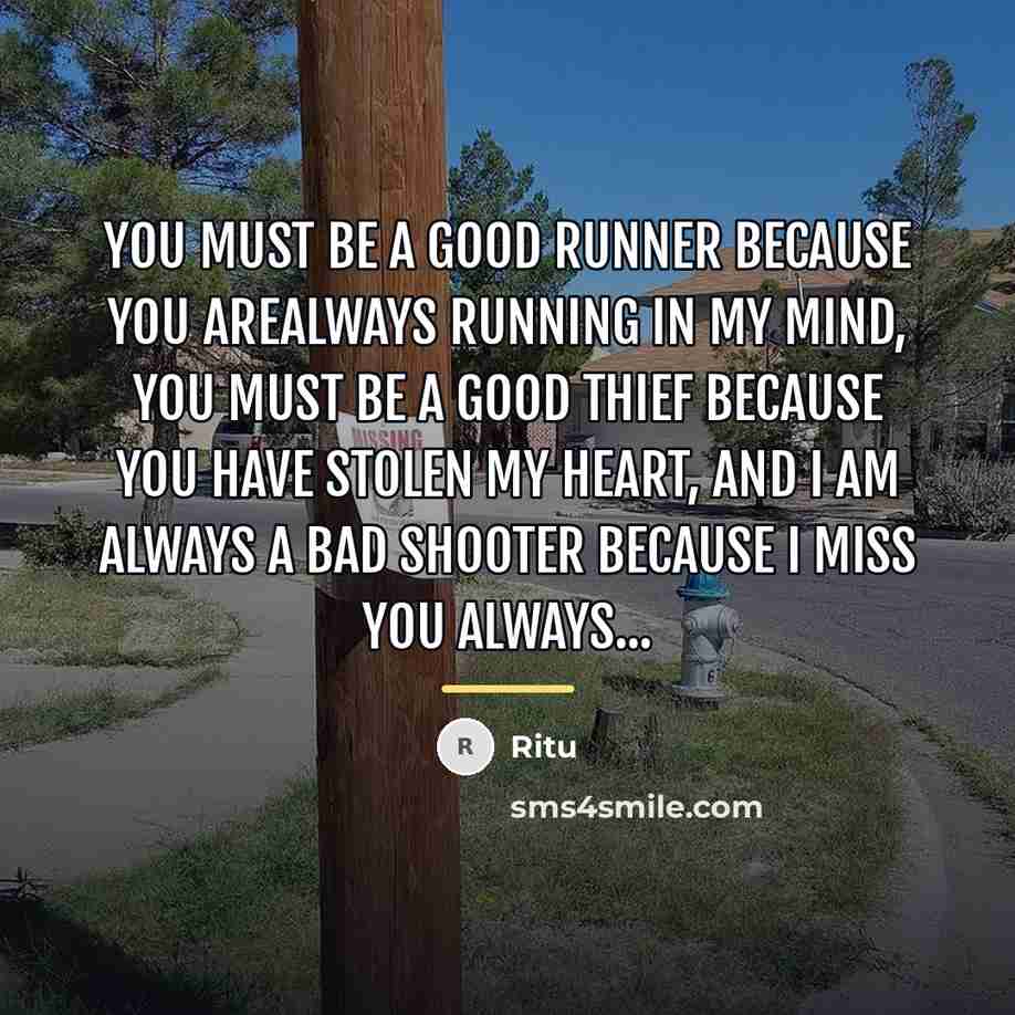 “You must be a good runner because you arealways running…” quote by Ritu