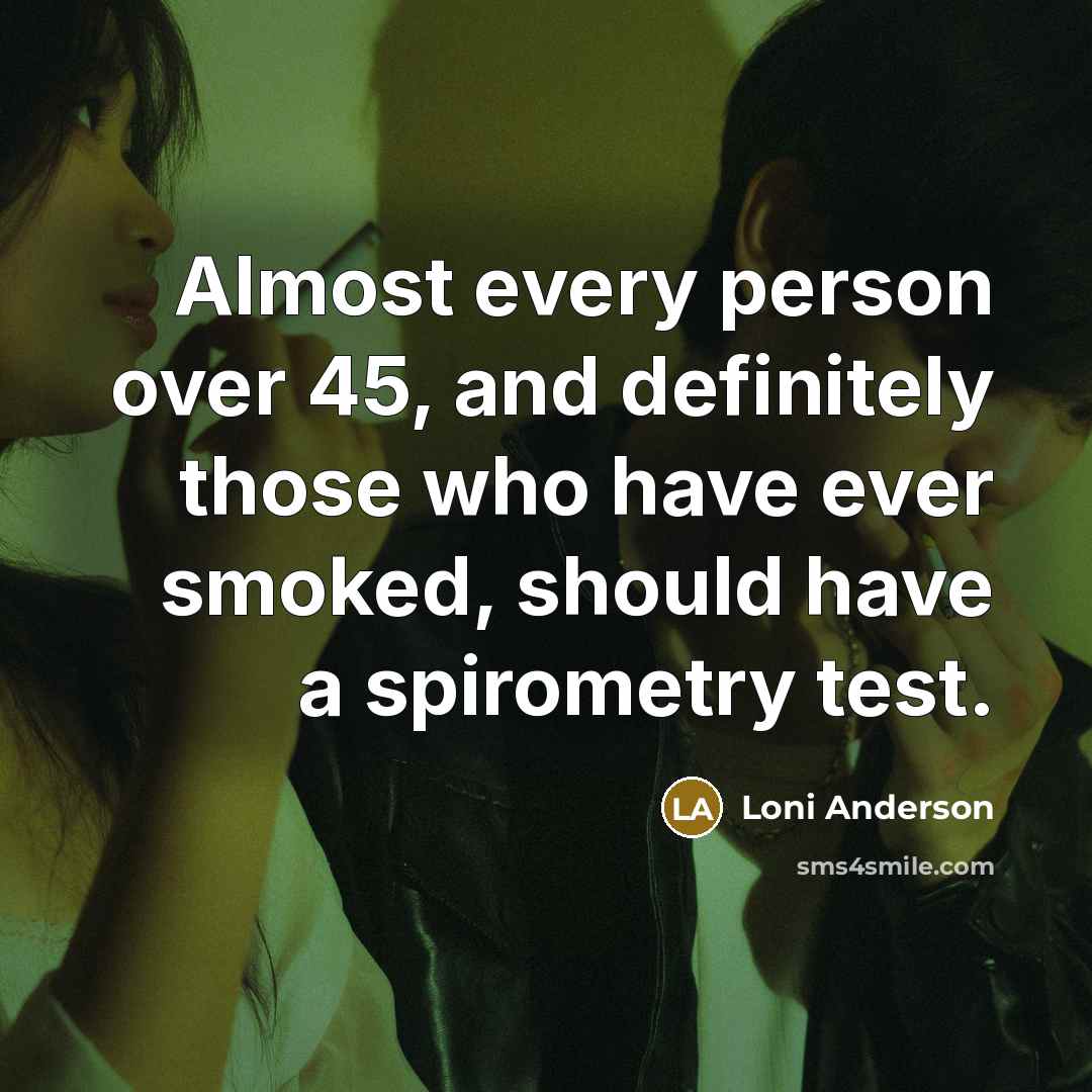 “Almost every person over 45, and definitely those who have…” quote by Loni Anderson