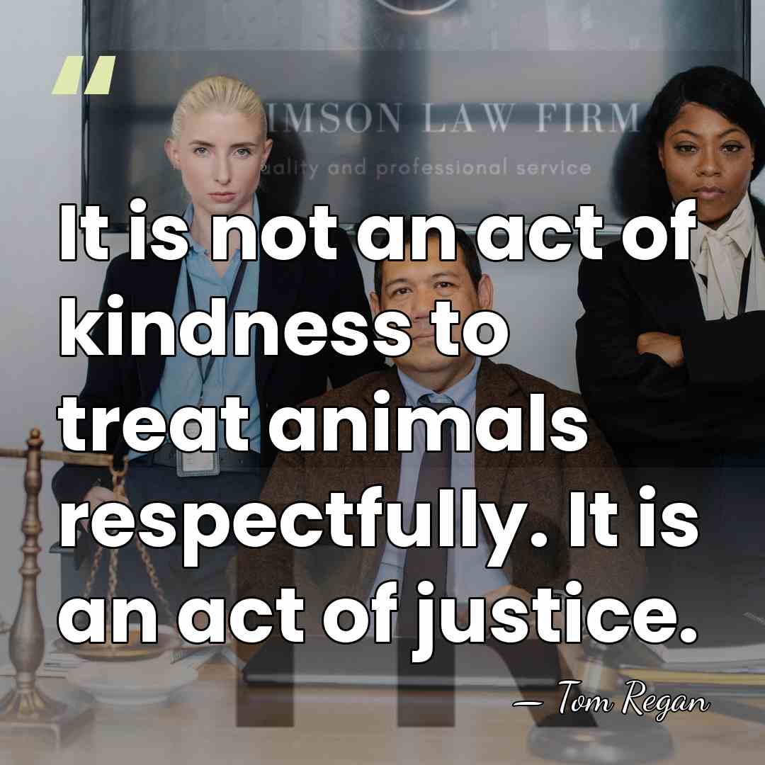 It is not an act of kindness to treat animals respectfully. It&hellip; - Tom Regan