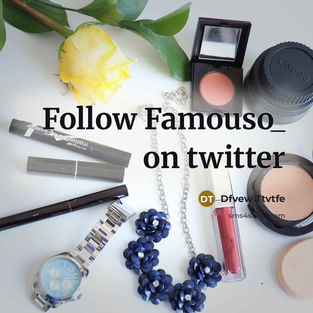 “Follow Famouso_ on twitter” quote by Dfvew Ttvtfe