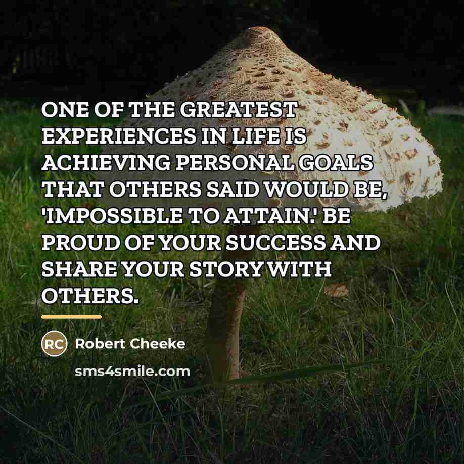 “ONE OF THE GREATEST EXPERIENCES IN LIFE IS ACHIEVING PERSONAL…” quote by Robert Cheeke
