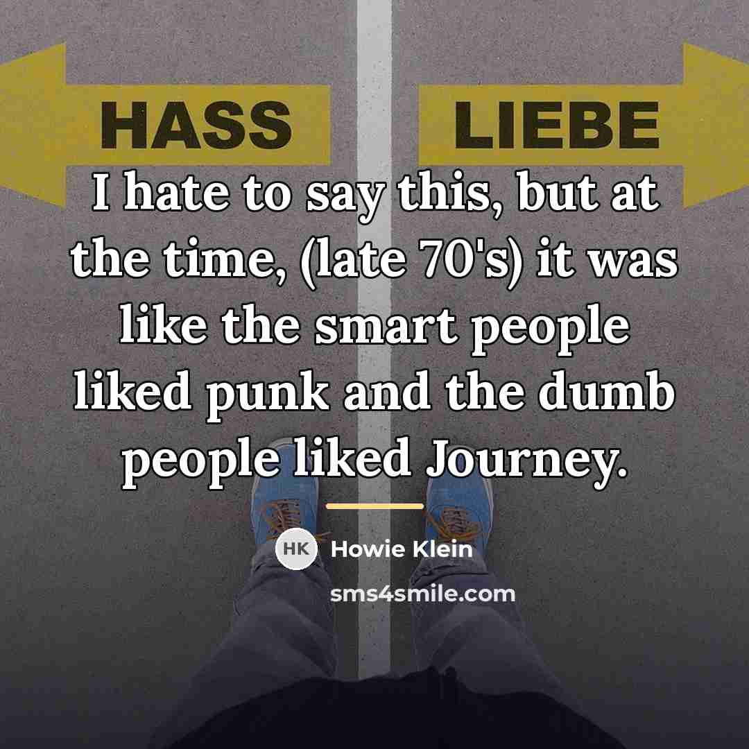 “I hate to say this, but at the time, (late…” quote by Howie Klein