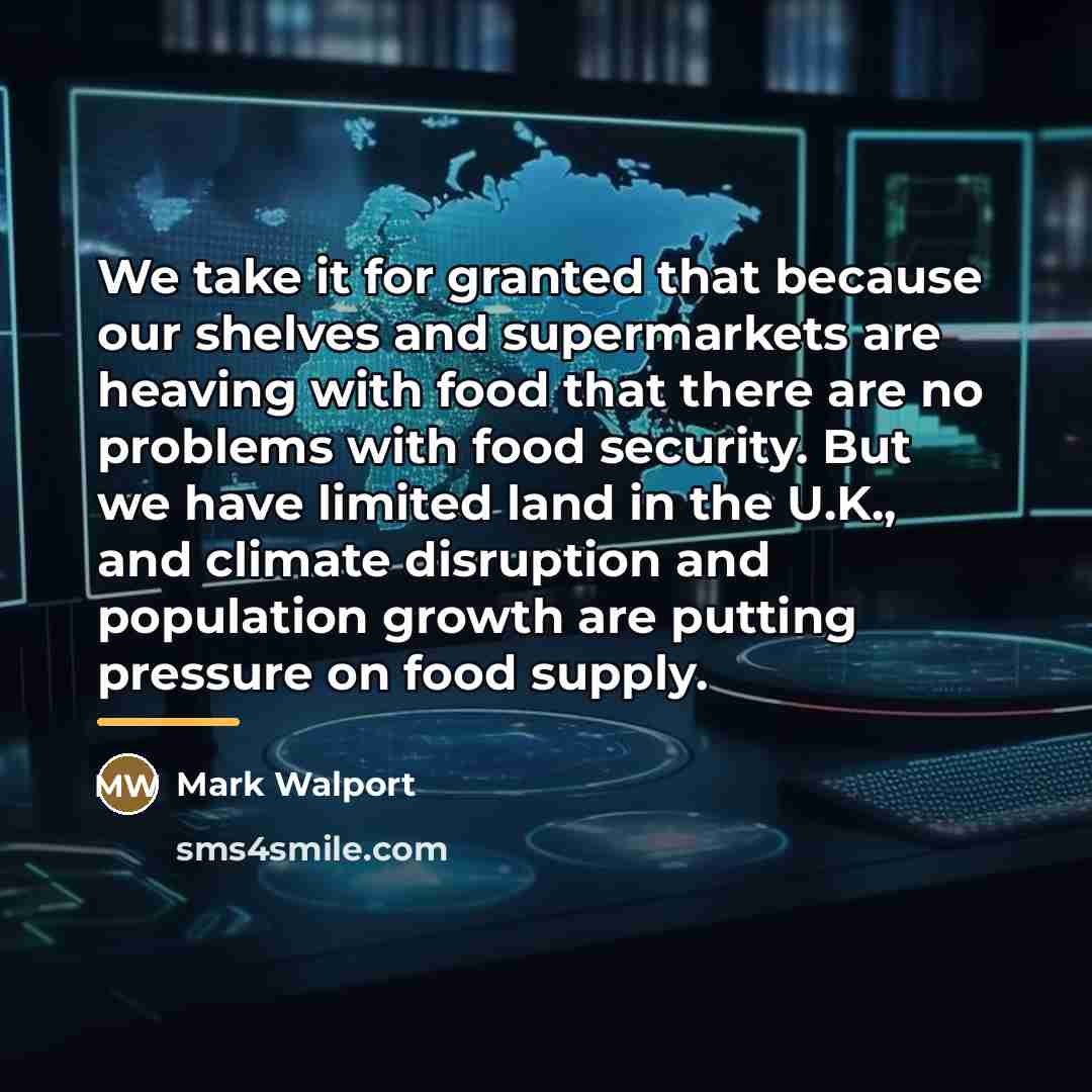 “We take it for granted that because our shelves and…” quote by Mark Walport