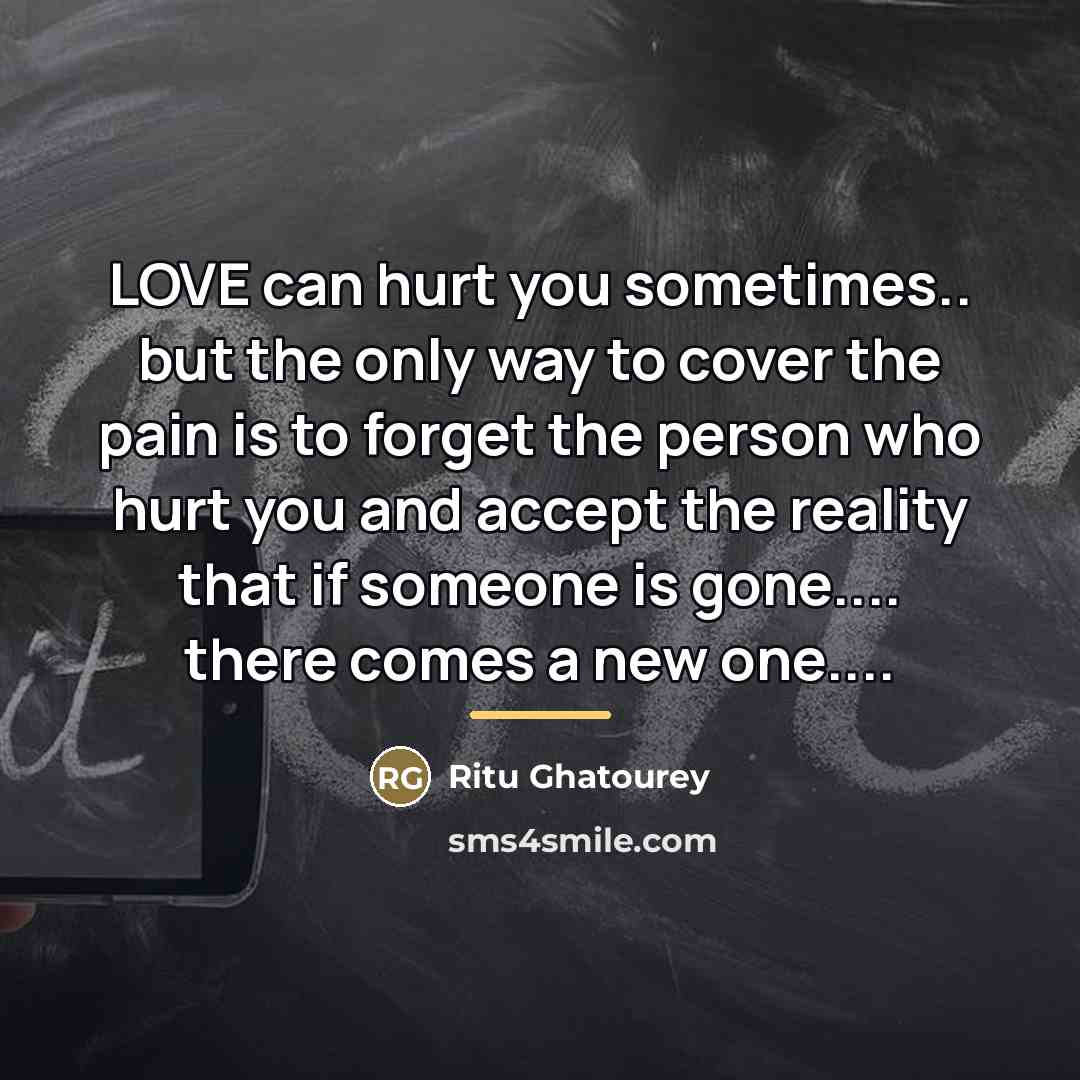 “LOVE can hurt you sometimes.. but the only way to…” quote by Ritu Ghatourey
