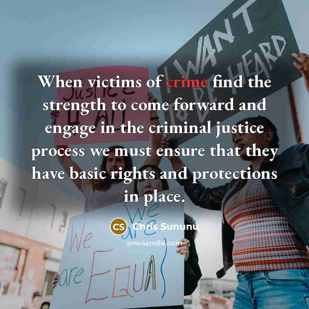 “When victims of crime find the strength to come forward…” quote by Chris Sununu