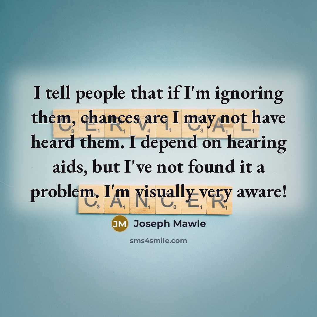 “I tell people that if I'm ignoring them, chances are…” quote by Joseph Mawle