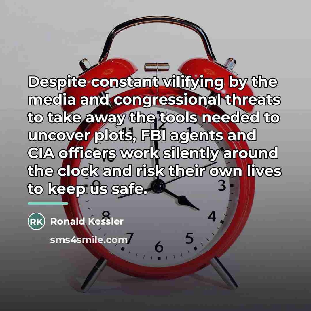 “Despite constant vilifying by the media and congressional threats to…” quote by Ronald Kessler