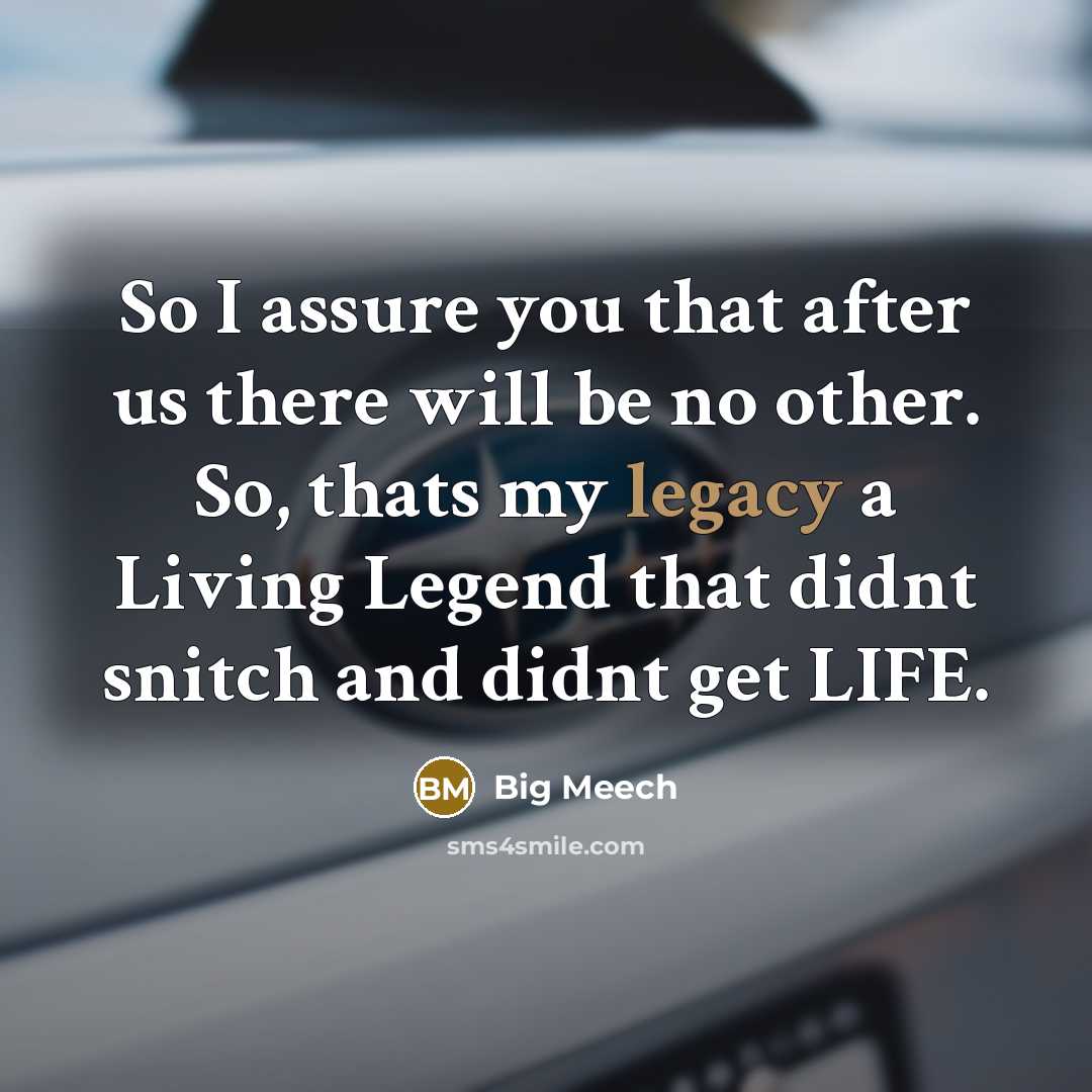 “So I assure you that after us there will be…” quote by Big Meech