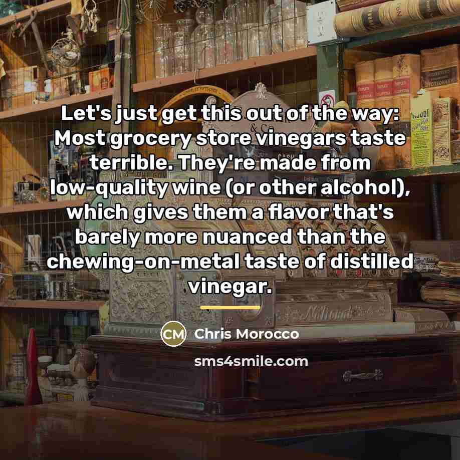 “Let's just get this out of the way: Most grocery…” quote by Chris Morocco