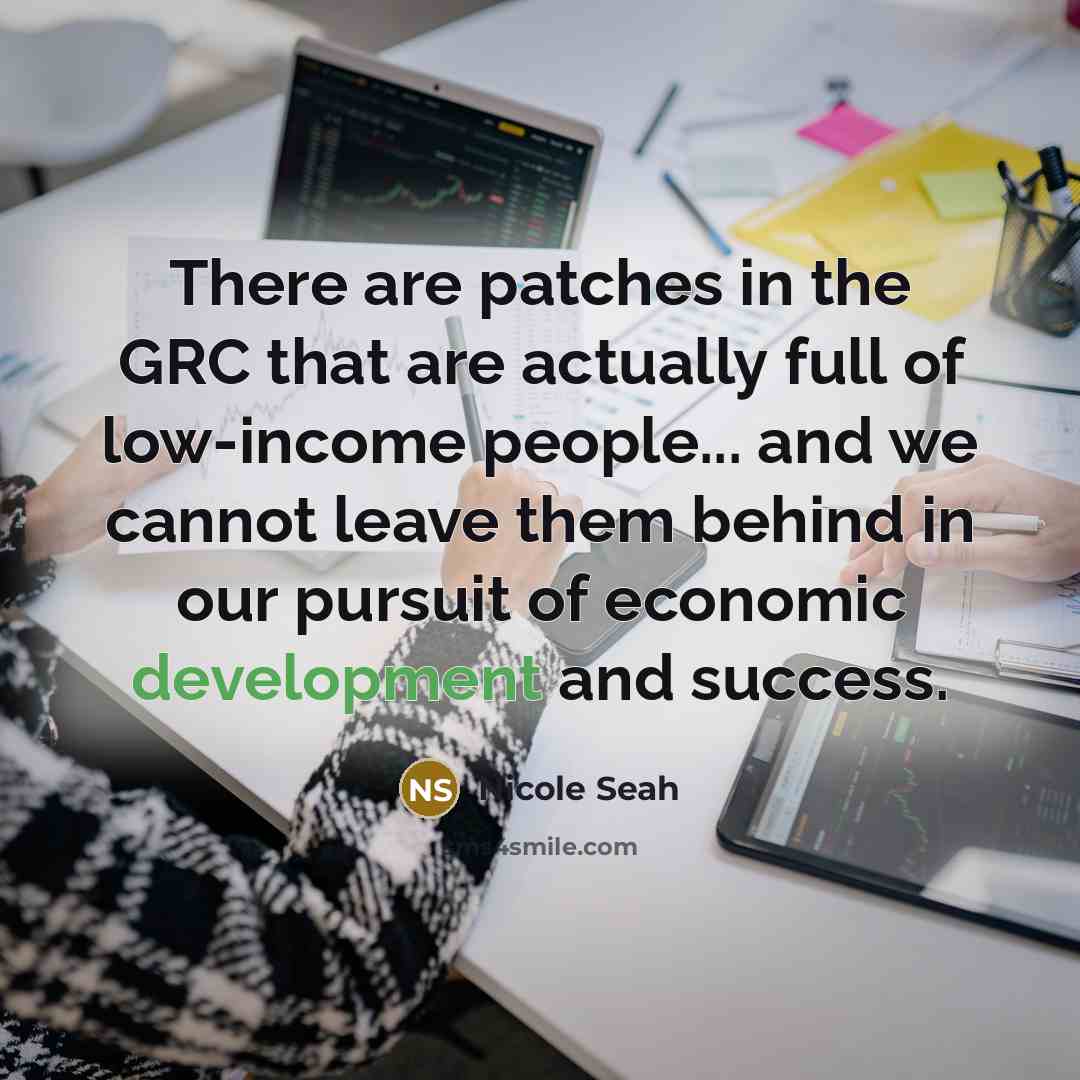 “There are patches in the GRC that are actually full…” quote by Nicole Seah