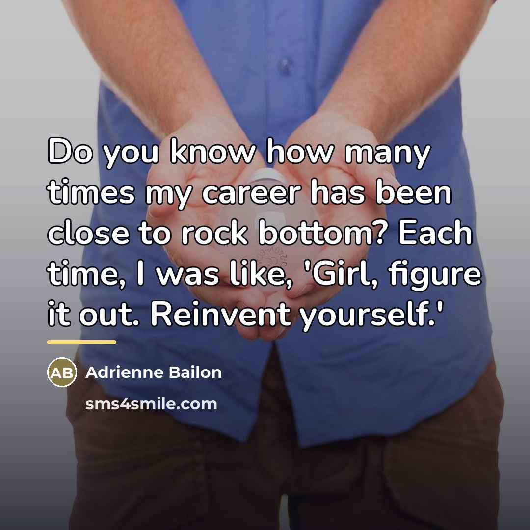 “Do you know how many times my career has been…” quote by Adrienne Bailon