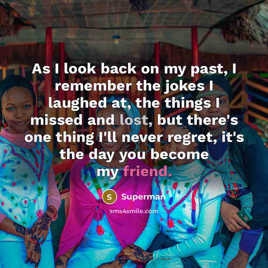 “As I look back on my past, I remember the…” quote by Superman