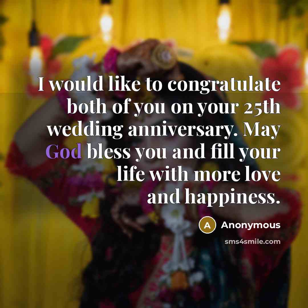 “I would like to congratulate both of you on your…” quote by Anonymous