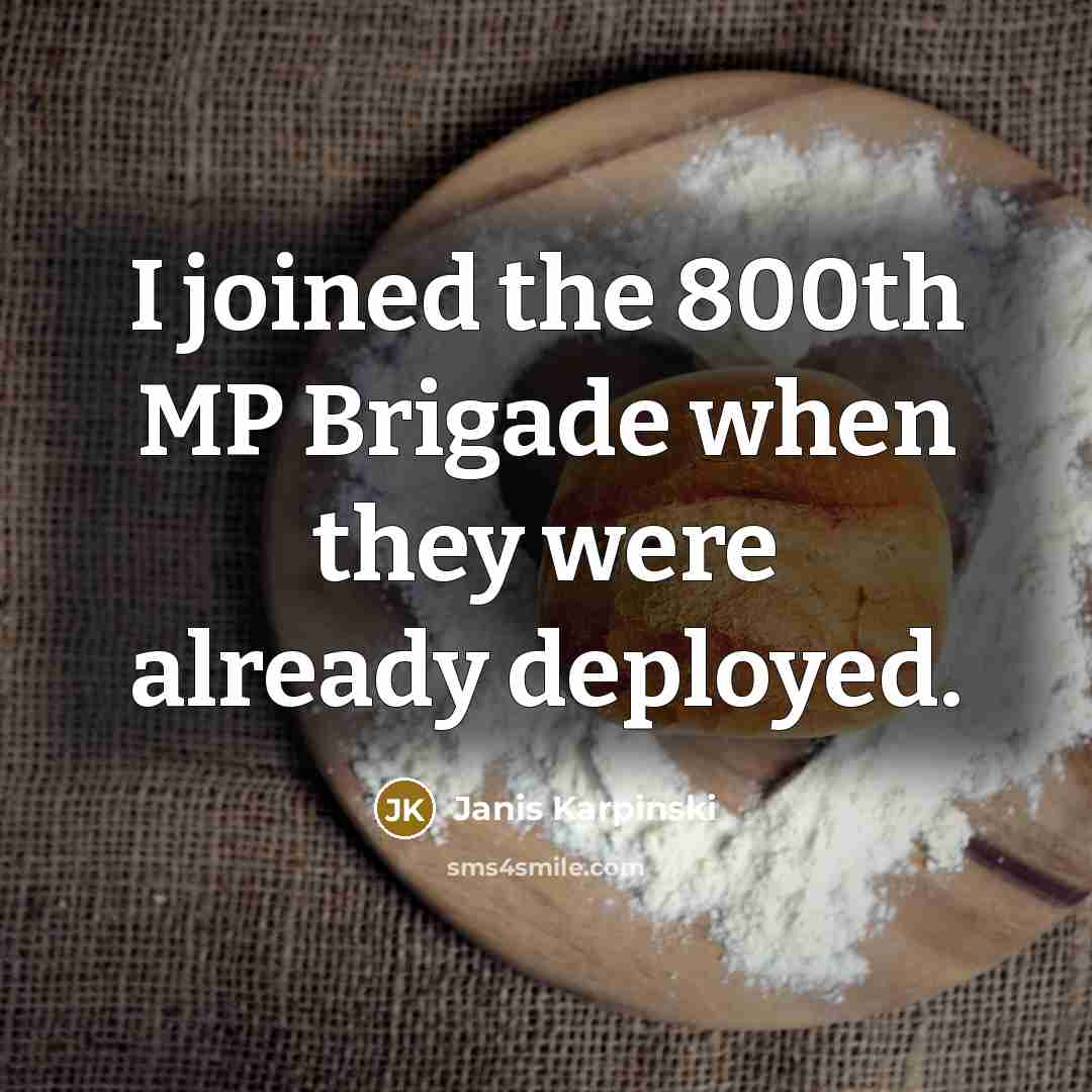 “I joined the 800th MP Brigade when they were already deployed.” quote by Janis Karpinski