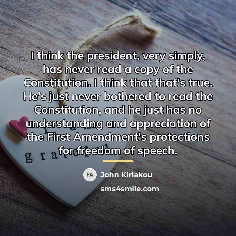 “I think the president, very simply, has never read a…” quote by John Kiriakou