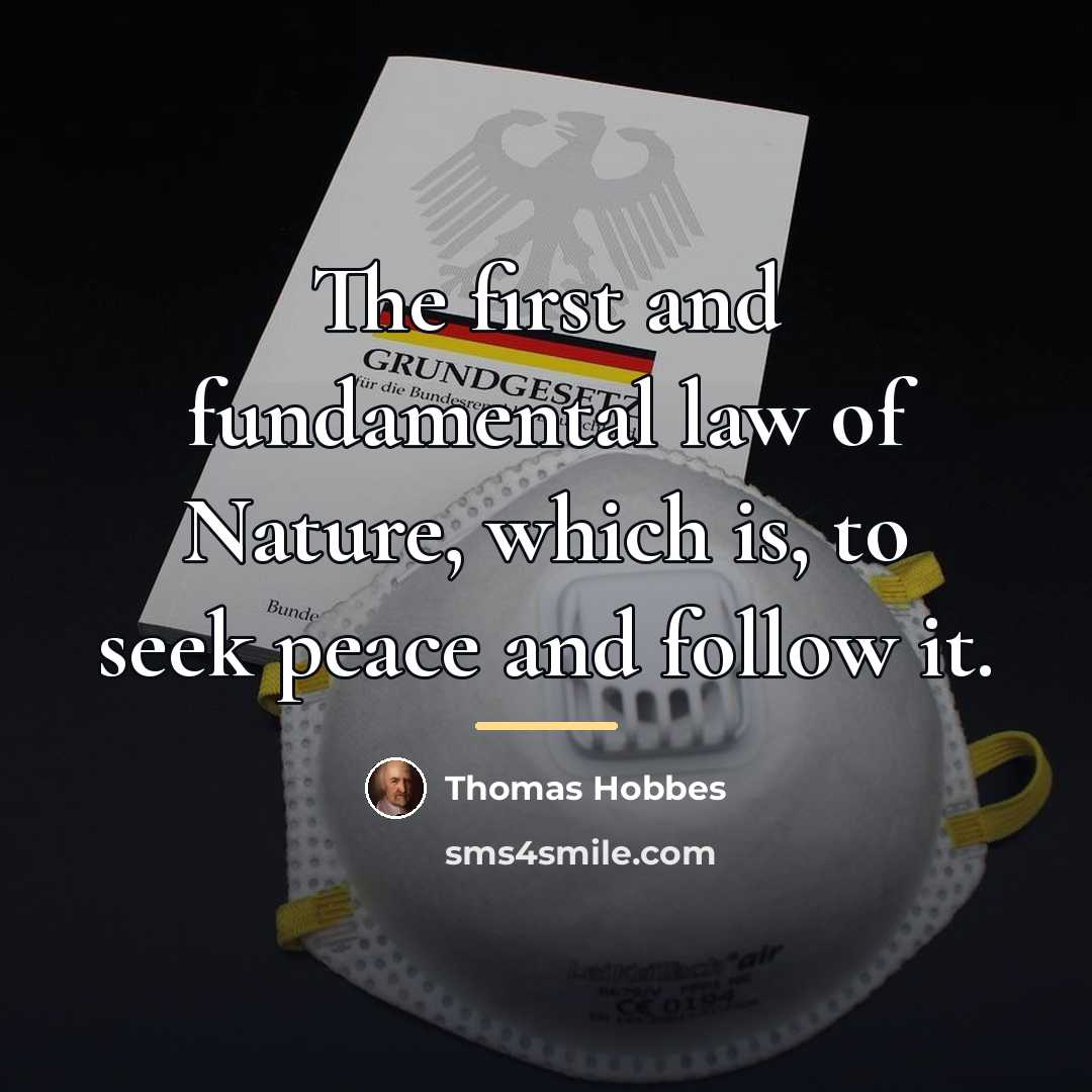 “The first and fundamental law of Nature, which is, to…” quote by Thomas Hobbes