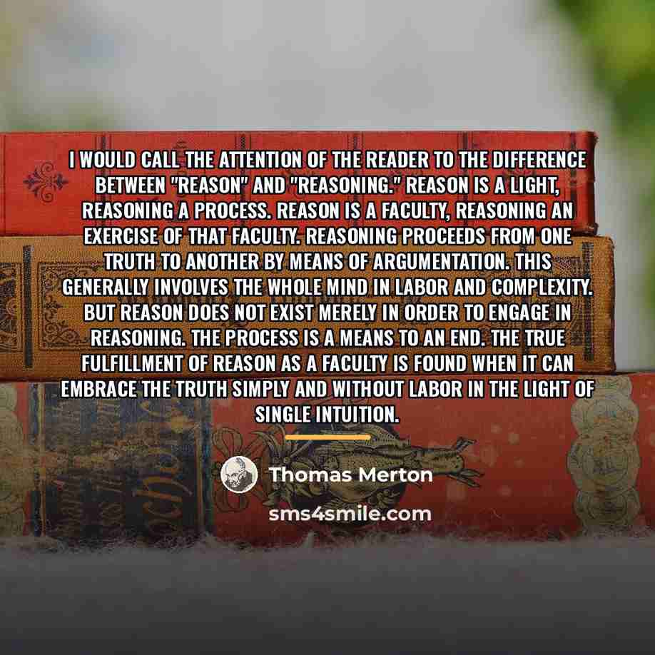 “I would call the attention of the reader to the…” quote by Thomas Merton