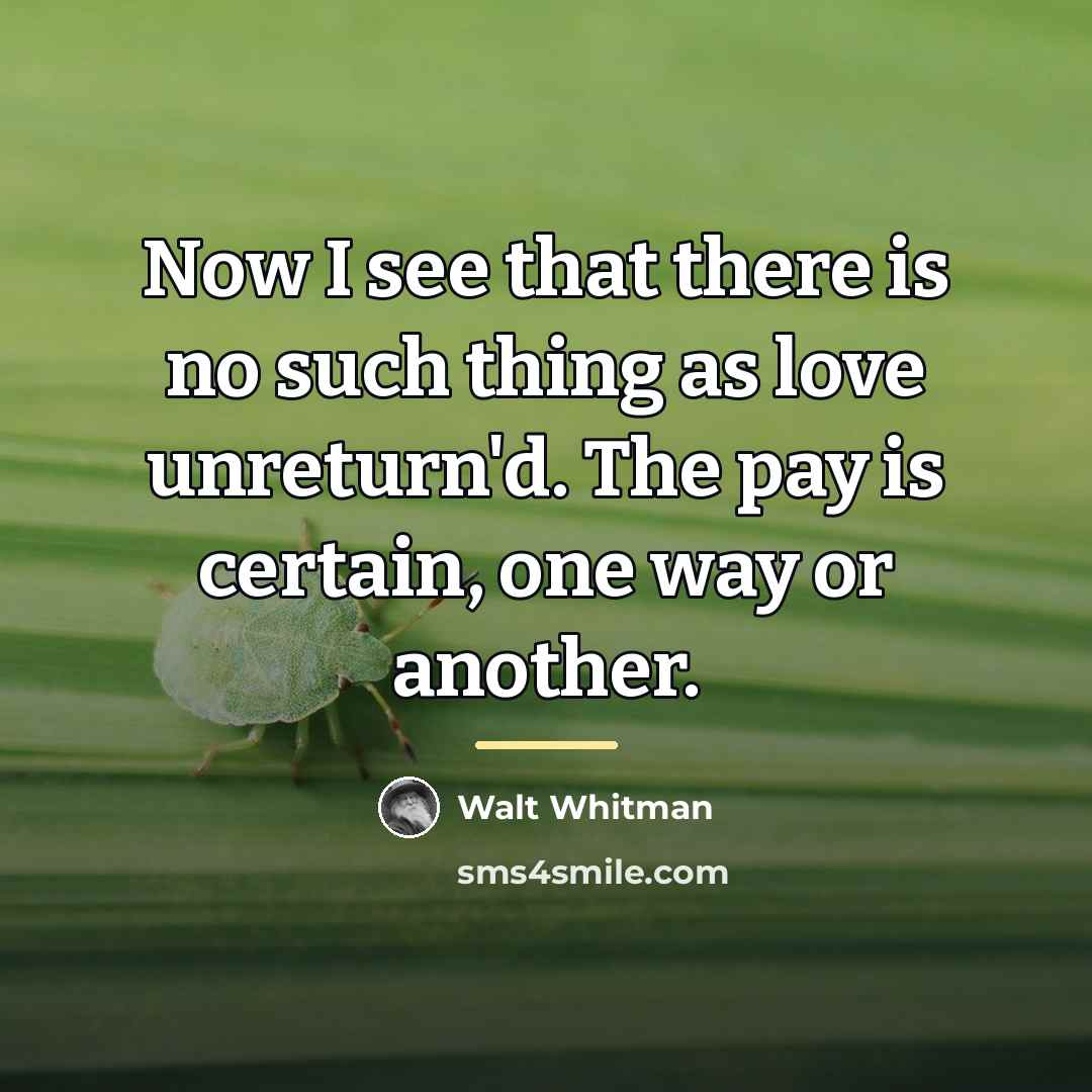 “Now I see that there is no such thing as…” quote by Walt Whitman