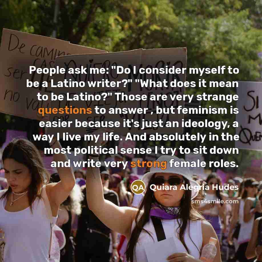 “People ask me: "Do I consider myself to be a…” quote by Quiara Alegria Hudes
