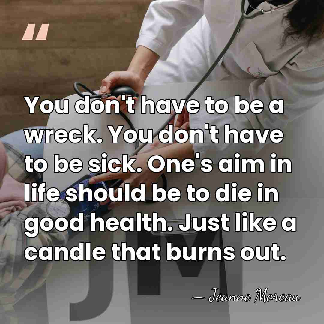 You don't have to be a wreck. You don't have to be&hellip; - Jeanne Moreau