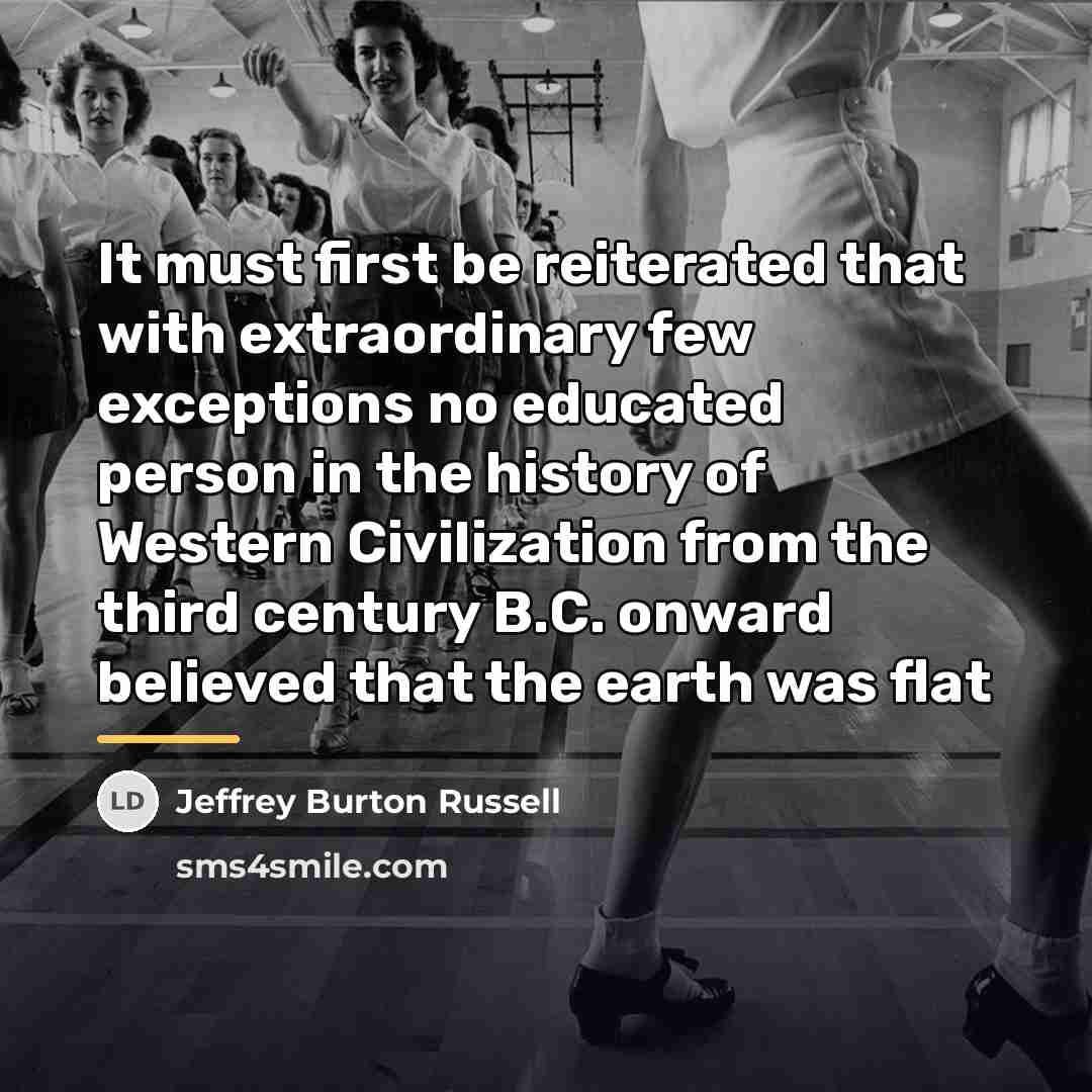 “It must first be reiterated that with extraordinary few exceptions…” quote by Jeffrey Burton Russell