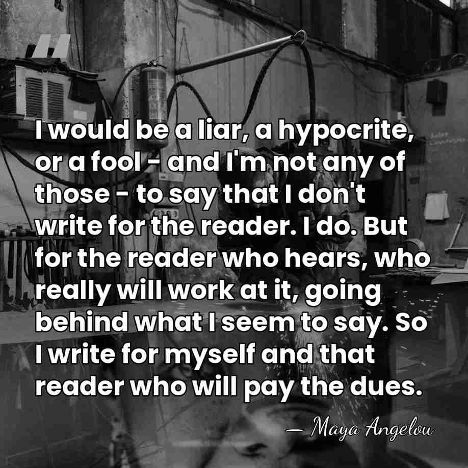 I would be a liar, a hypocrite, or a fool - and&hellip; - Maya Angelou