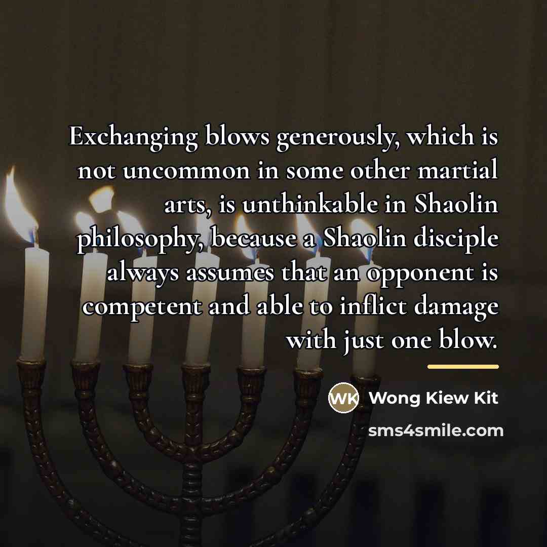 “Exchanging blows generously, which is not uncommon in some other…” quote by Wong Kiew Kit