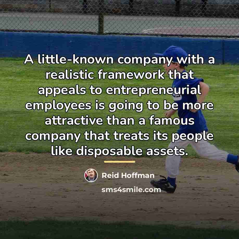 “A little-known company with a realistic framework that appeals to…” quote by Reid Hoffman