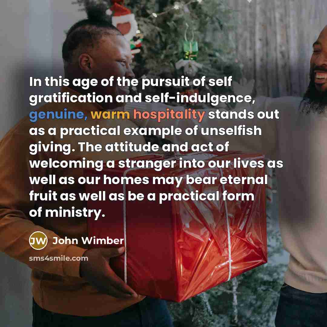 “In this age of the pursuit of self gratification and…” quote by John Wimber