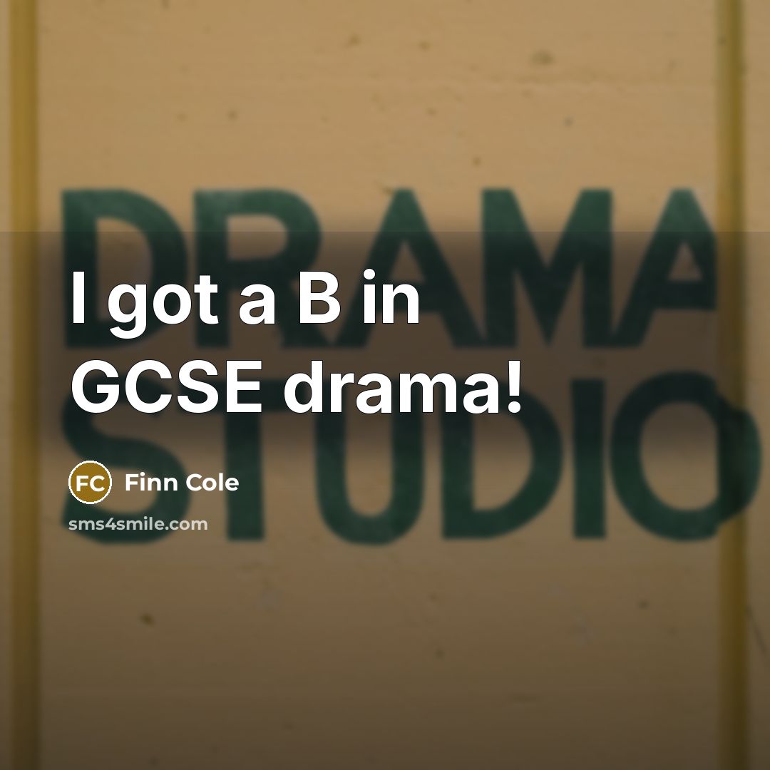 “I got a B in GCSE drama!…” quote by Finn Cole