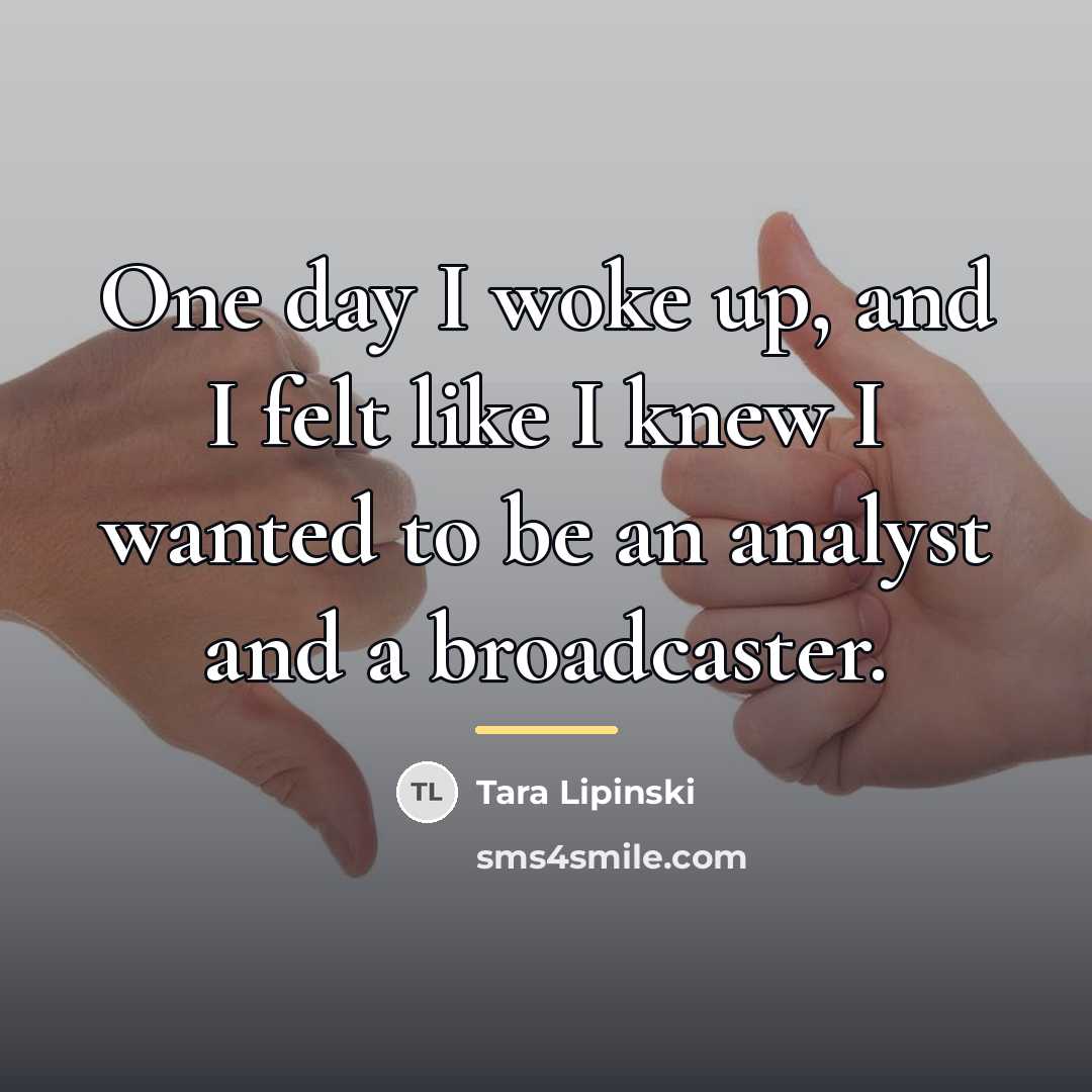 “One day I woke up, and I felt like I…” quote by Tara Lipinski
