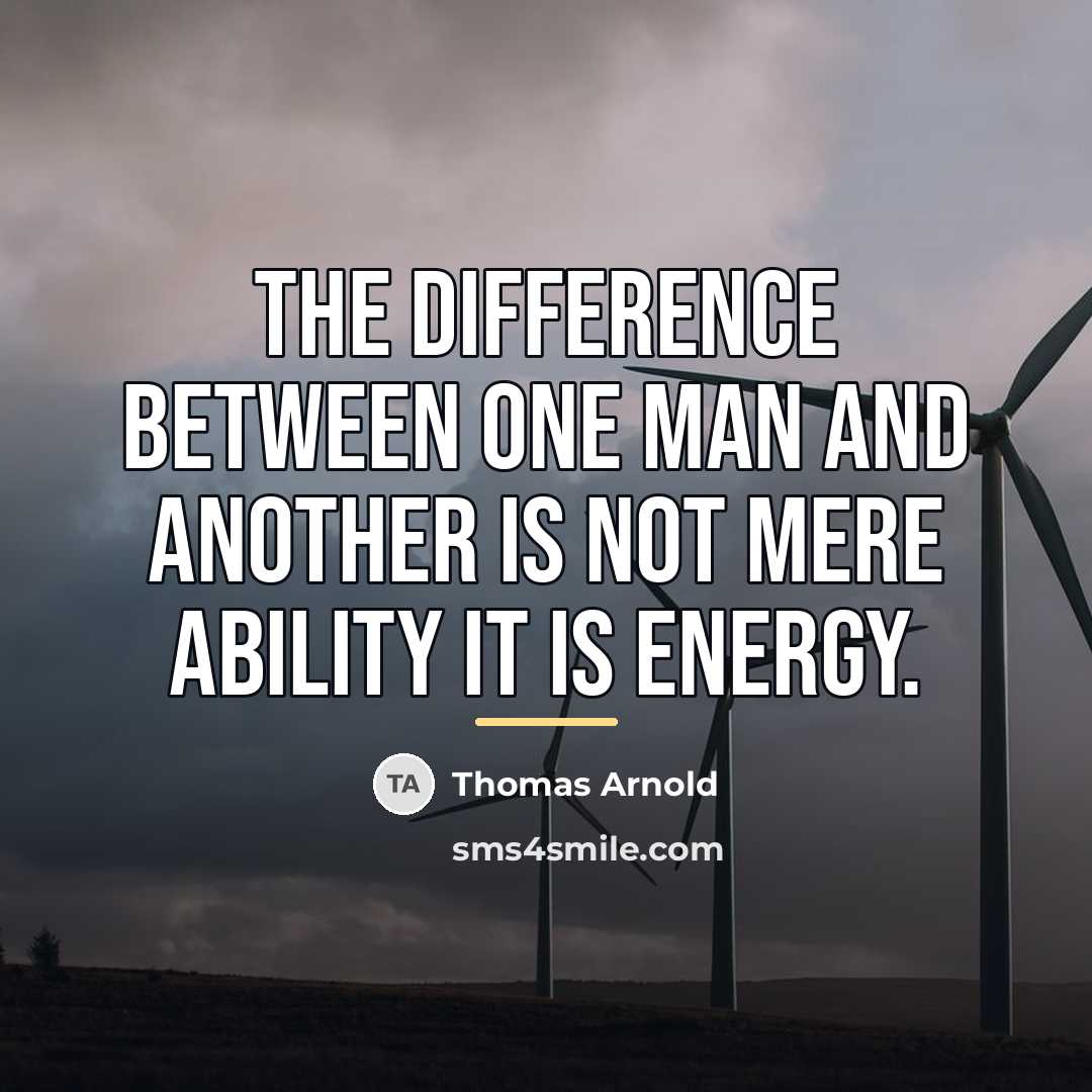 “The difference between one man and another is not mere…” quote by Thomas Arnold