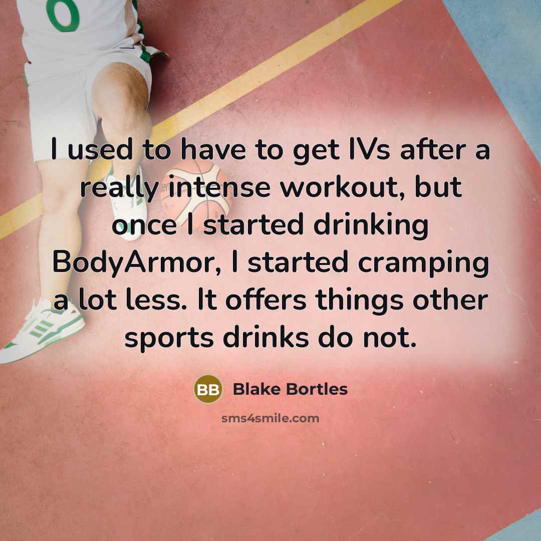 “I used to have to get IVs after a really…” quote by Blake Bortles