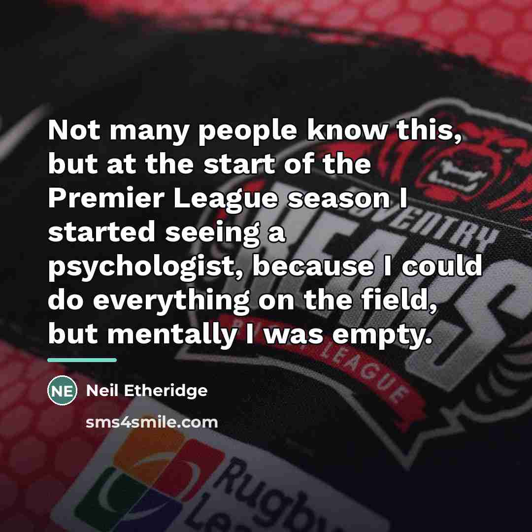 “Not many people know this, but at the start of…” quote by Neil Etheridge