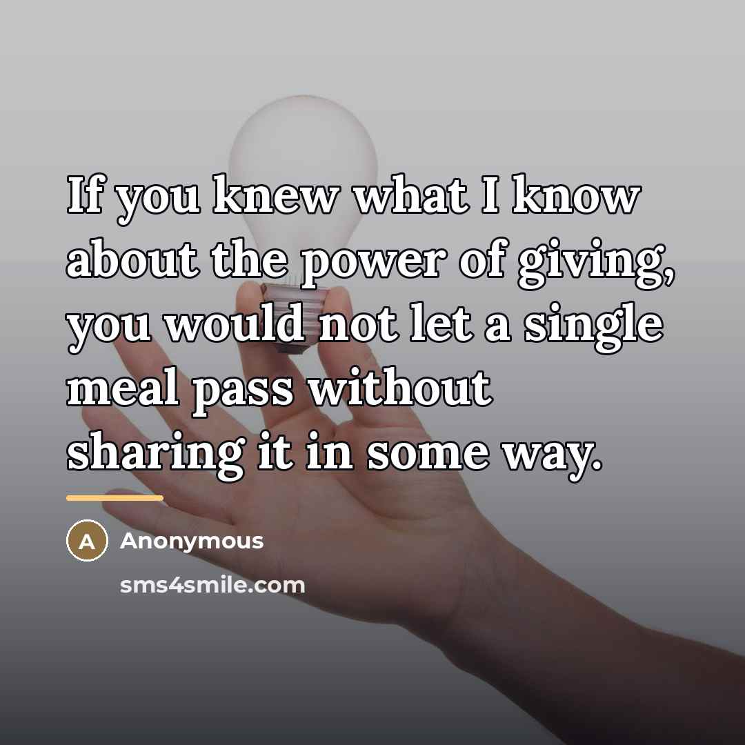“If you knew what I know about the power of…” quote by Anonymous