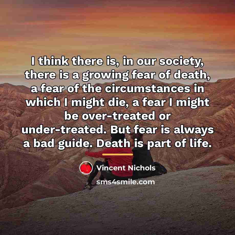 “I think there is, in our society, there is a…” quote by Vincent Nichols