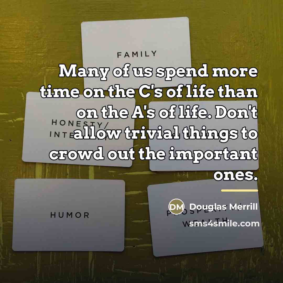 “Many of us spend more time on the C's of…” quote by Douglas Merrill