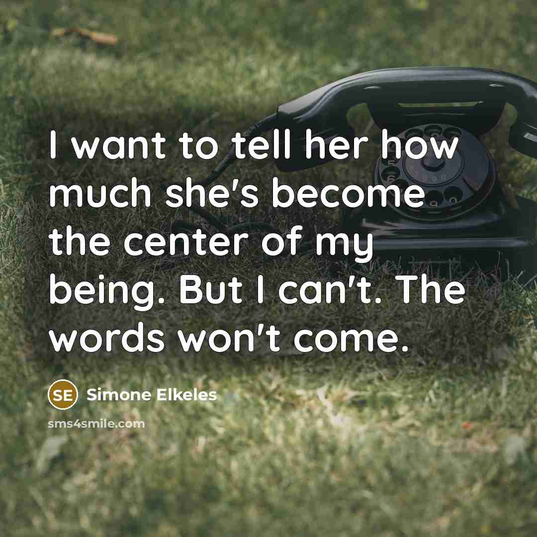 “I want to tell her how much she's become the…” quote by Simone Elkeles
