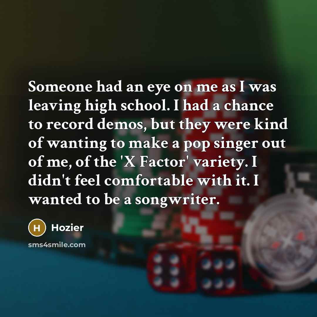 “Someone had an eye on me as I was leaving…” quote by Hozier