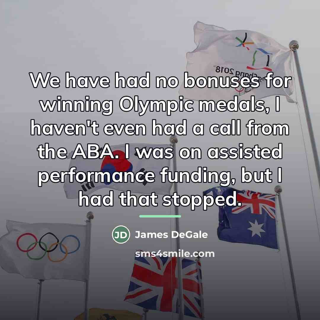“We have had no bonuses for winning Olympic medals, I…” quote by James DeGale