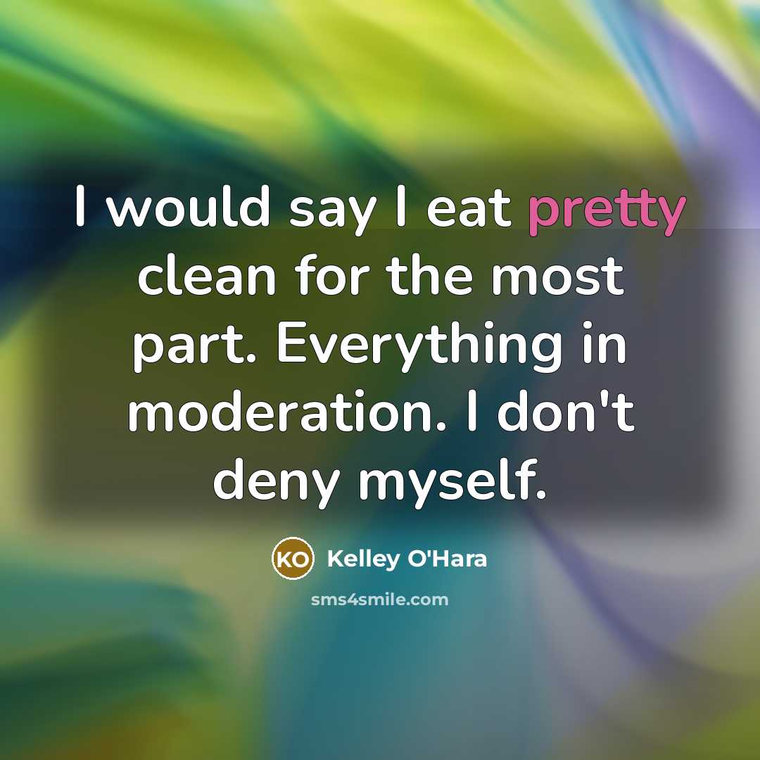 “I would say I eat pretty clean for the most…” quote by Kelley O'Hara