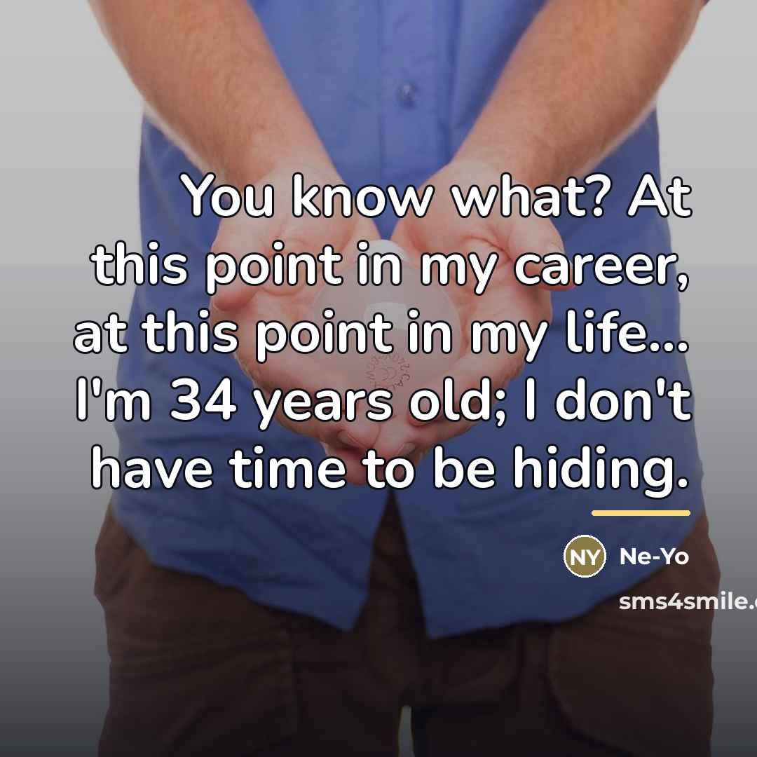 “You know what? At this point in my career, at…” quote by Ne-Yo