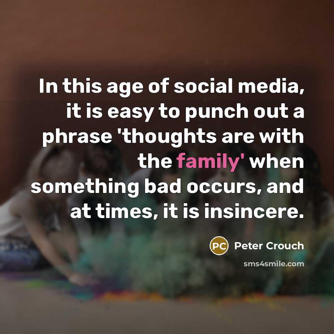 “In this age of social media, it is easy to…” quote by Peter Crouch