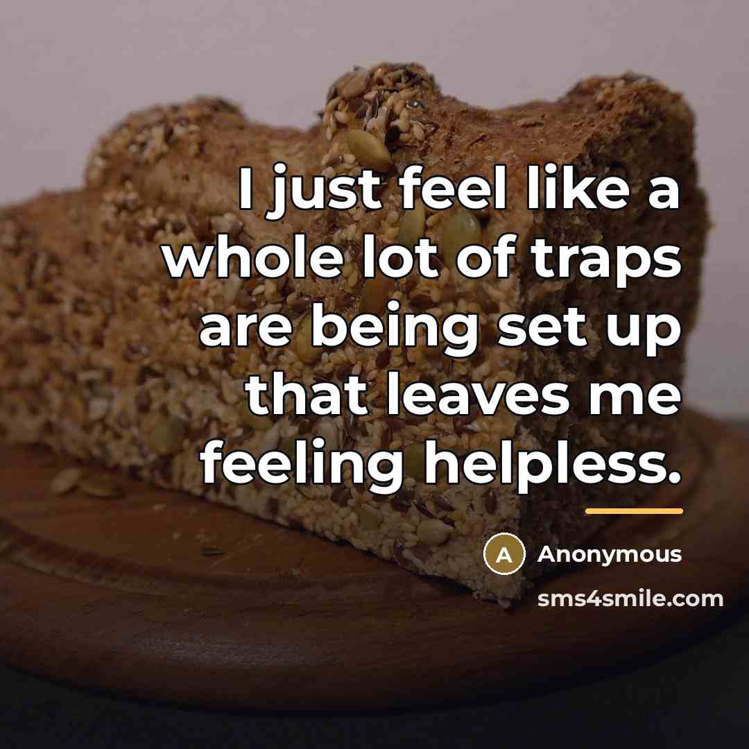 “I just feel like a whole lot of traps are…” quote by Anonymous