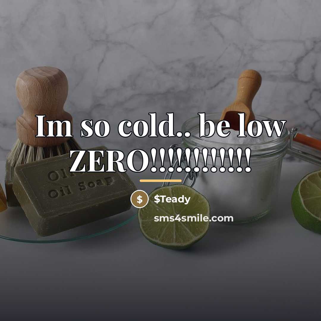 “Im so cold.. be low ZERO!!!!!!!!!!!!…” quote by $Teady