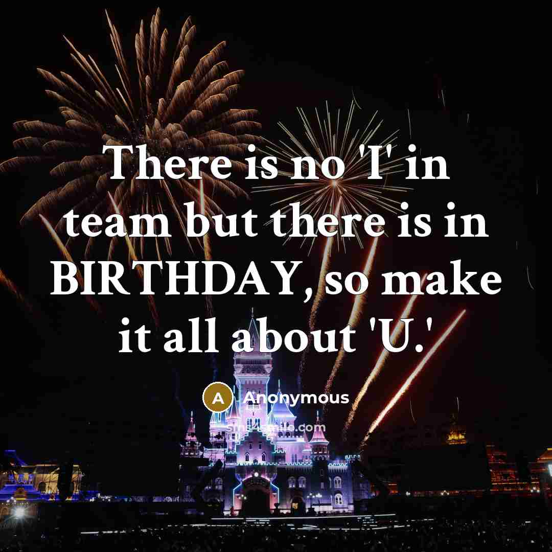 “There is no 'I' in team but there is in…” quote by Anonymous