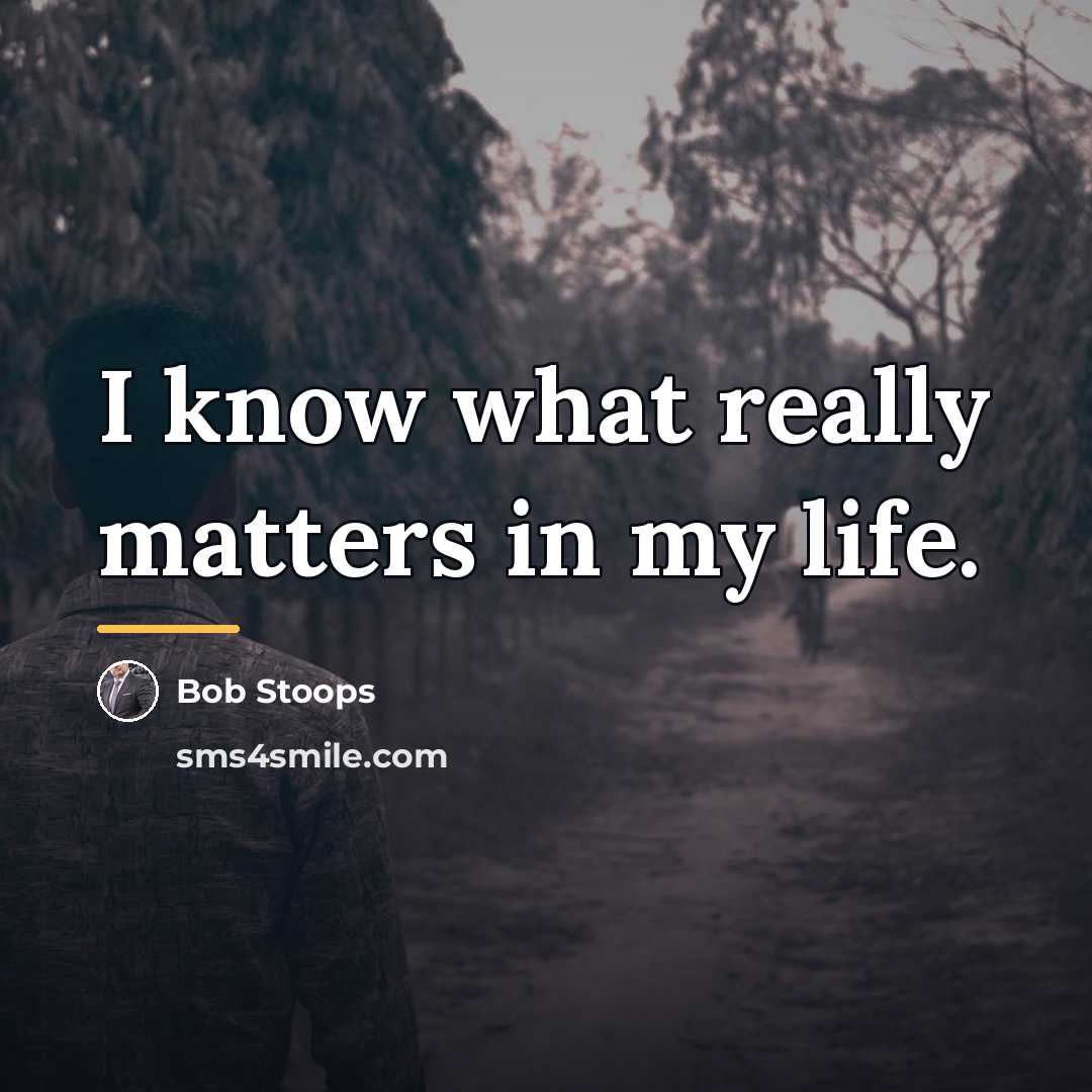 “I know what really matters in my life.…” quote by Bob Stoops