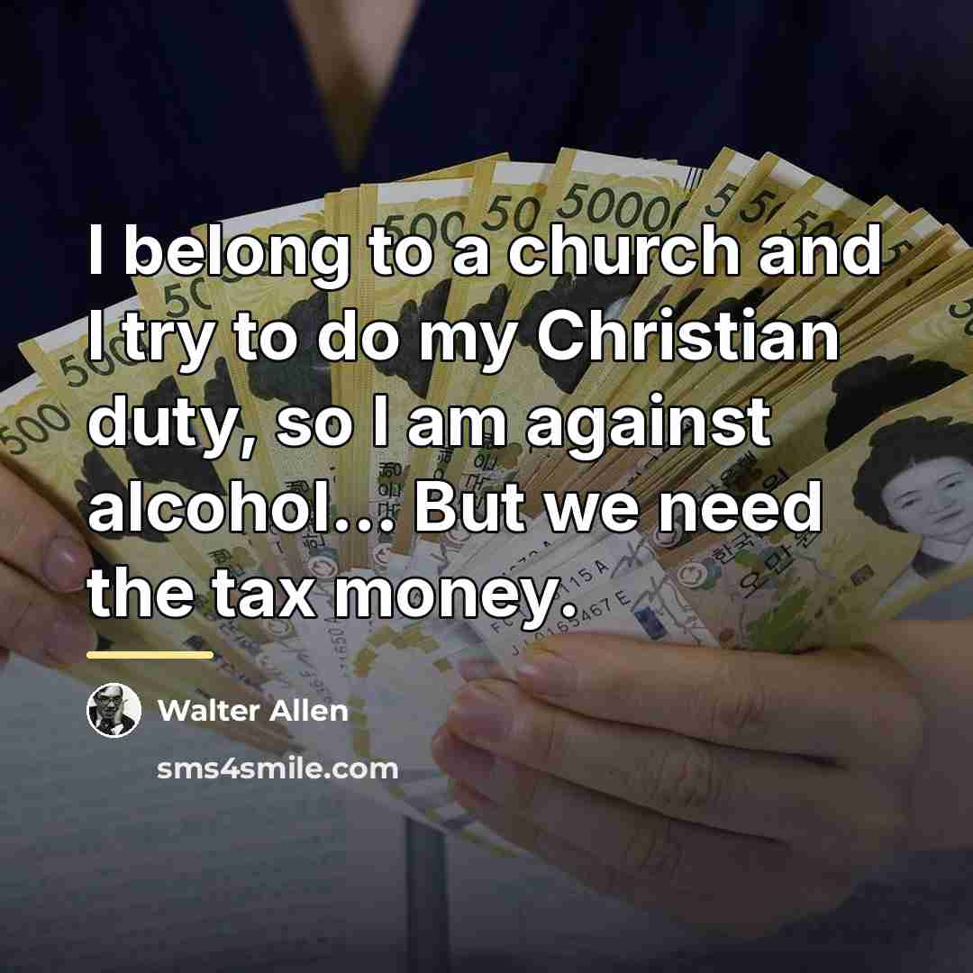 “I belong to a church and I try to do…” quote by Walter Allen